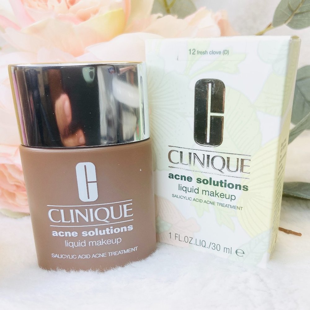 Clinique Acne Solutions Makeup 12 Fresh Clove 1 oz - Picture 2 of 4